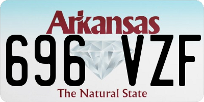 AR license plate 696VZF
