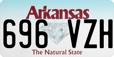 AR license plate 696VZH