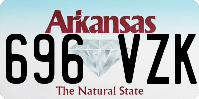AR license plate 696VZK