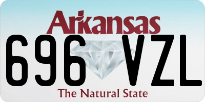 AR license plate 696VZL
