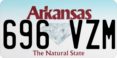 AR license plate 696VZM