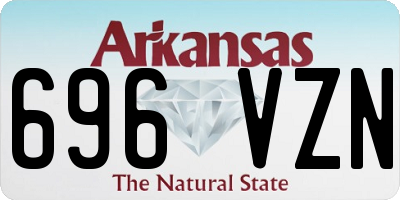AR license plate 696VZN