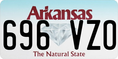 AR license plate 696VZO