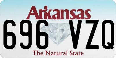 AR license plate 696VZQ