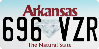 AR license plate 696VZR