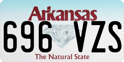 AR license plate 696VZS