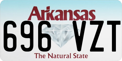 AR license plate 696VZT