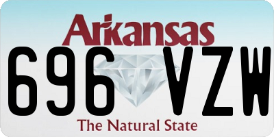 AR license plate 696VZW