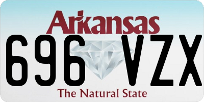 AR license plate 696VZX