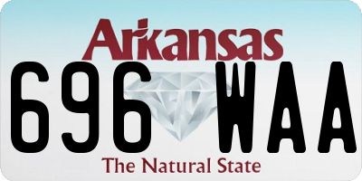 AR license plate 696WAA