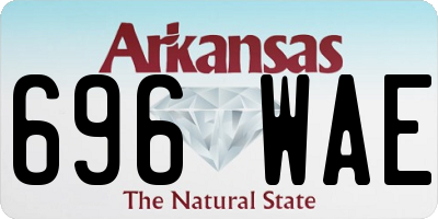 AR license plate 696WAE