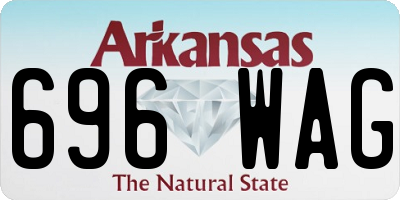 AR license plate 696WAG