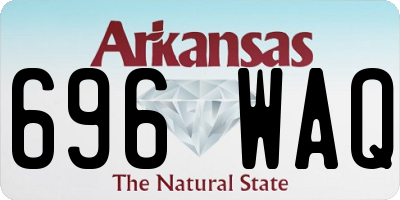 AR license plate 696WAQ