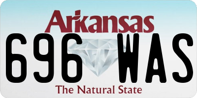 AR license plate 696WAS