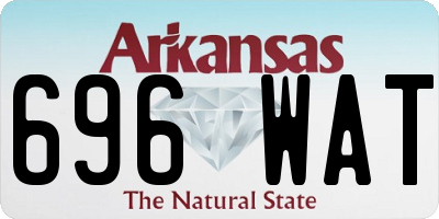 AR license plate 696WAT