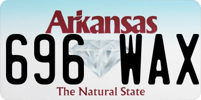 AR license plate 696WAX