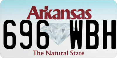 AR license plate 696WBH