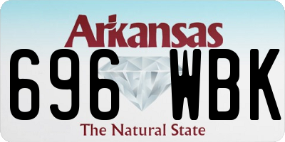 AR license plate 696WBK