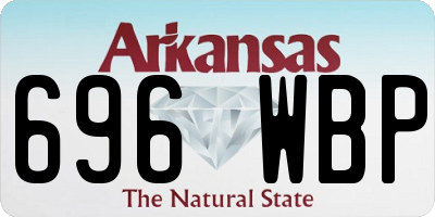 AR license plate 696WBP