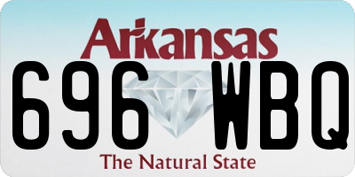 AR license plate 696WBQ