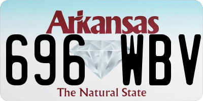 AR license plate 696WBV