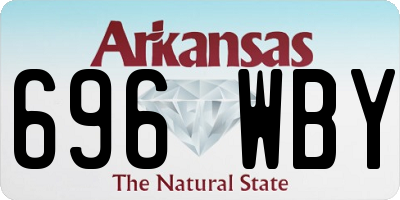 AR license plate 696WBY
