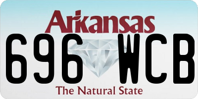 AR license plate 696WCB