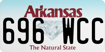 AR license plate 696WCC