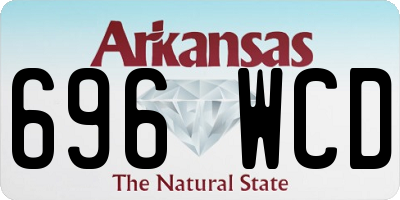 AR license plate 696WCD
