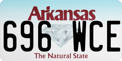 AR license plate 696WCE