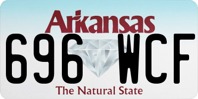 AR license plate 696WCF
