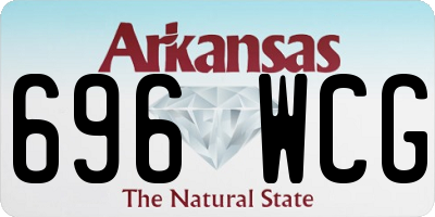 AR license plate 696WCG