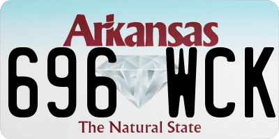 AR license plate 696WCK