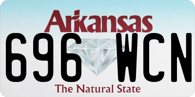 AR license plate 696WCN