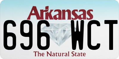 AR license plate 696WCT