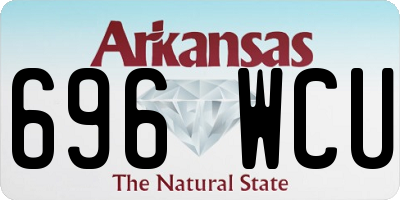 AR license plate 696WCU