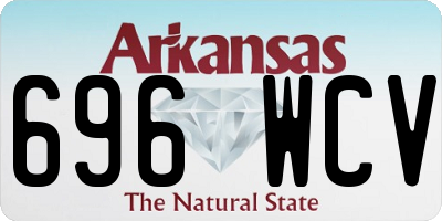 AR license plate 696WCV