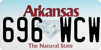 AR license plate 696WCW