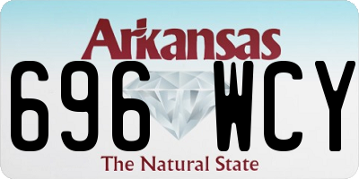 AR license plate 696WCY