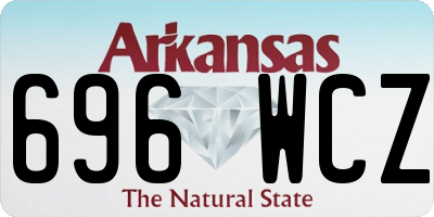 AR license plate 696WCZ