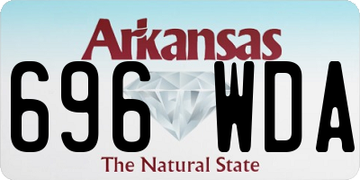 AR license plate 696WDA