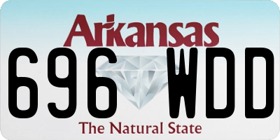 AR license plate 696WDD