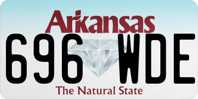 AR license plate 696WDE
