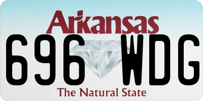 AR license plate 696WDG