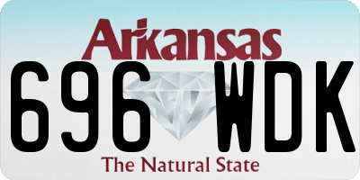 AR license plate 696WDK