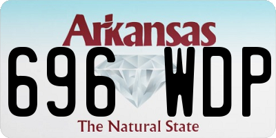 AR license plate 696WDP