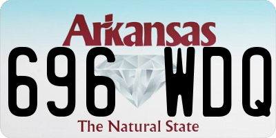 AR license plate 696WDQ