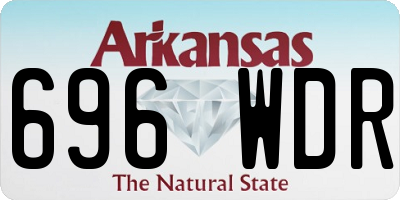 AR license plate 696WDR