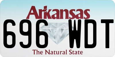 AR license plate 696WDT