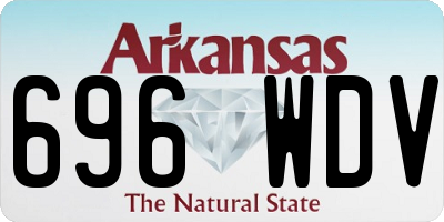 AR license plate 696WDV